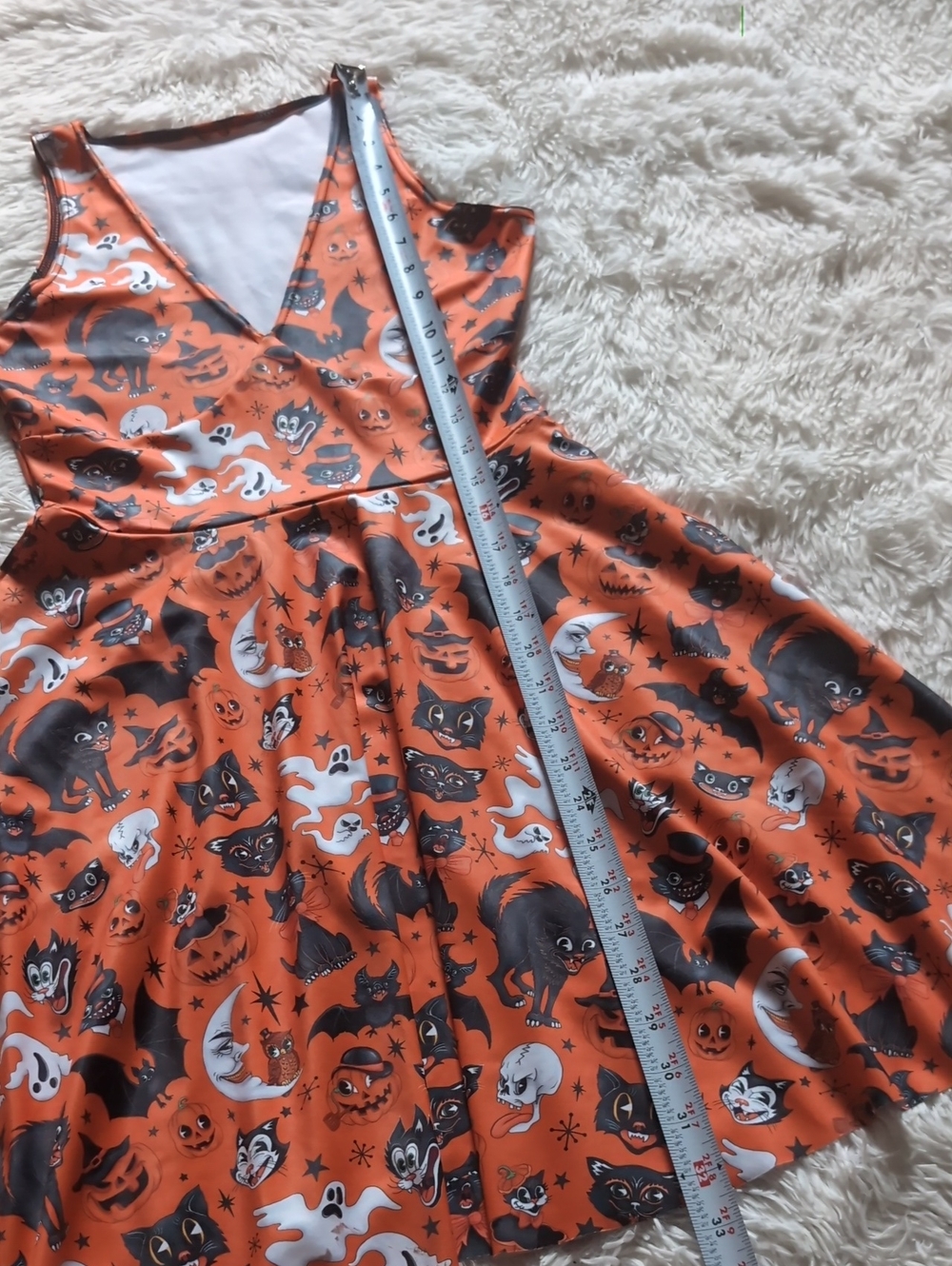 Blackmilk Trick or Treat Pumpkin Orange Retro Halloween Marilyn Dress Small - Picture 12 of 12